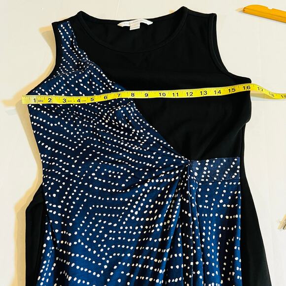 Diane Von Furstenberg Dhalia Silk Printed Sleeveless Tie Side Dress Size 2 - Picture 8 of 10